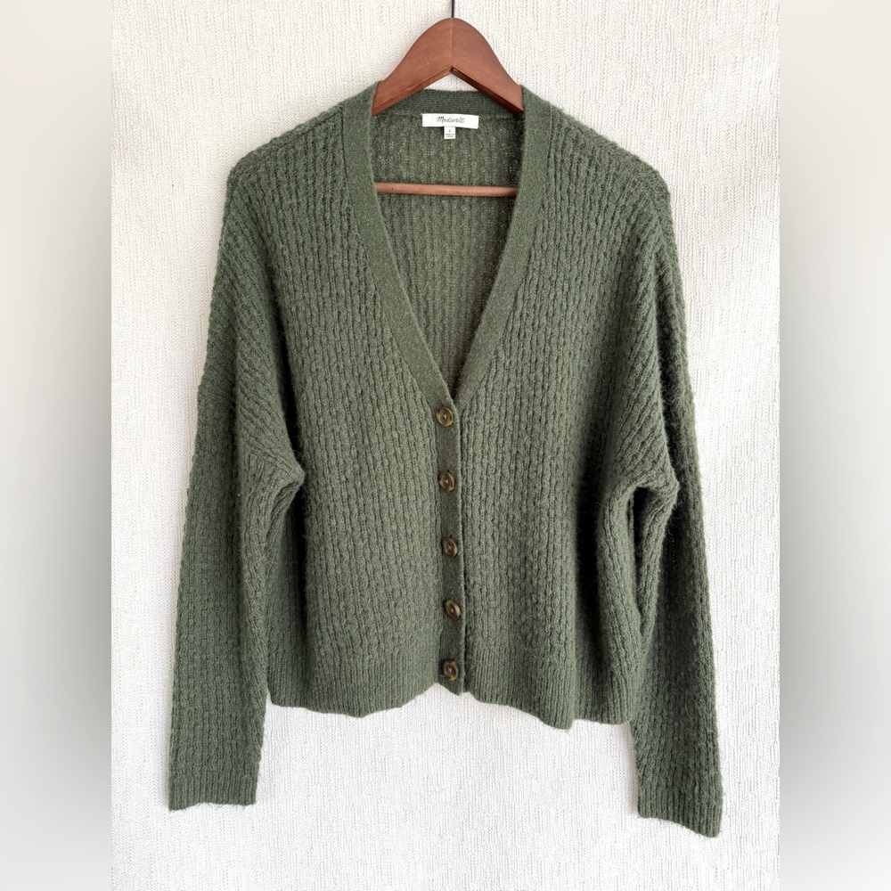 Madewell V-Neck Button Up Cardigan
